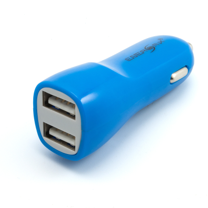 KFZ Doppelt USB Adapter Blau
