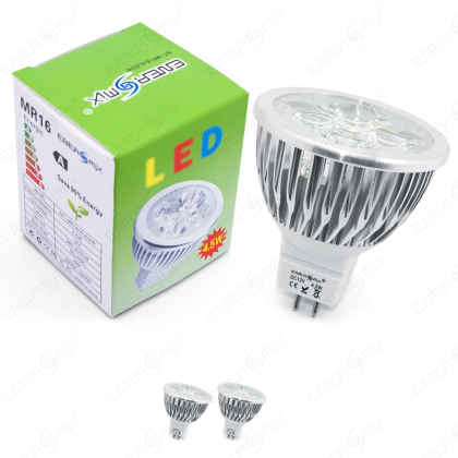 2x MR16 LED SMD Einbauleuchte 12V Led Spot Leuchtmittel Lampe 4.5W Warmweiß