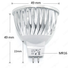 4x MR16 LED SMD Einbauleuchte 12V Led Spot Leuchtmittel Lampe 4.5W Warmweiß