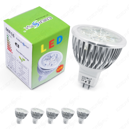 5x MR16 LED SMD Einbauleuchte 12V Led Spot Leuchtmittel Lampe 4.5W Warmweiß