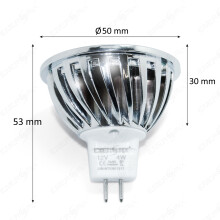 10x MR16 LED SMD Einbauleuchte 12V Led Spot Leuchtmittel Lampe 4W Warmweiß