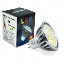 1x MR16 LED SMD Lampe 4W Kaltweiß