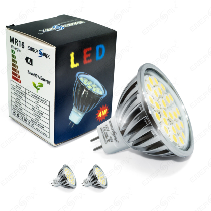 2x MR16 LED SMD Lampe 4W Kaltweiß