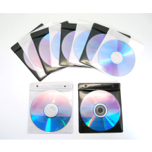 100 Doppel CD / DVD Hüllen Plastik 2 Fach Folienhüllen...