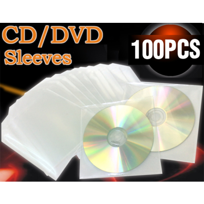 CD DVD Folien hüllen Plastik Folienhüllen CD Sleeve Leere Folie Hüllen mit Lasche