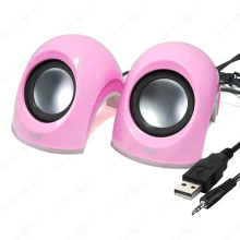 USB Lautsprecher Speakers  Pink