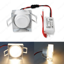 LED Einbauleuchte Mini Decospot Quadrat aus Acrylglas...