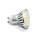GU10 5050 SMD LED Spot Lampe Mit Schutzglas 4W Kaltweiß 1 Stück
