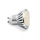 GU10 5050 SMD LED Spot Lampe Mit Schutzglas 4W Warmweiß 1 Stück