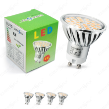 GU10 5050 SMD LED Spot Lampe Mit Schutzglas 4W...