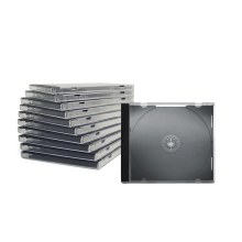 CD / DVD Jewel Case 1-fach schwarz 10mm 100 Stück
