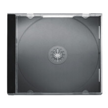 CD / DVD Jewel Case 1-fach schwarz 10mm 100 Stück