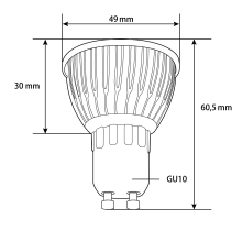 4,5 W GU10 LED SPOT Lampe LED Strahler Licht Energiespar Lampe