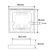 LED Controller Einbaucontroller "Touch"-Bedienung für einfarbige LED-Strips