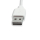 Energmix Flipper USB A zu Micro USB Kabel (Doppel USB) weiß 1 Meter