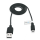 Energmix Flipper USB A zu Micro USB Kabel (Doppel USB) schwarz 1 Meter