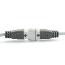 LED Verkabelung Verbinder Kabel Überbrückung Grau