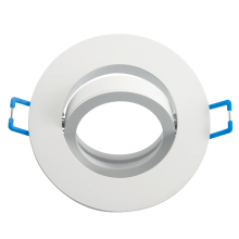 LED Einbaurahmen schwenkbar Aluminium  mit Druckring...