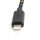 iPhone 5 - 6 Kabel geflochten Schwarz 3 Meter