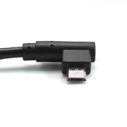 Energmix 3m Micro USB Kabel 90 Grad gewinkelt (Winkelstecker)