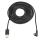 Energmix 3m Micro USB Kabel 90 Grad gewinkelt (Winkelstecker)